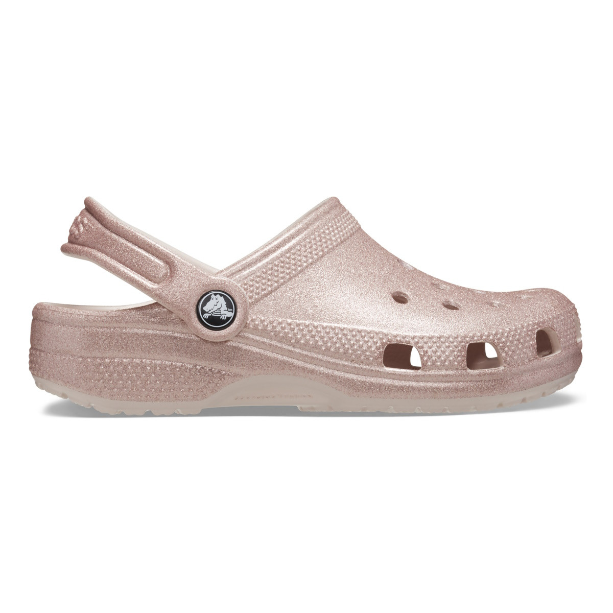Saboti Crocs Toddler Classic Glitter Clog Roz - Quartz Glitter - imagine 8